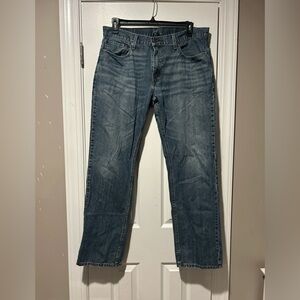 Levi's Blue Relaxed Fit Jeans with Distressed Look